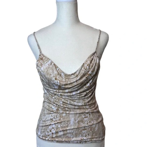 FREE PEOPLE drapey Python cami TOP - Picture 4 of 6